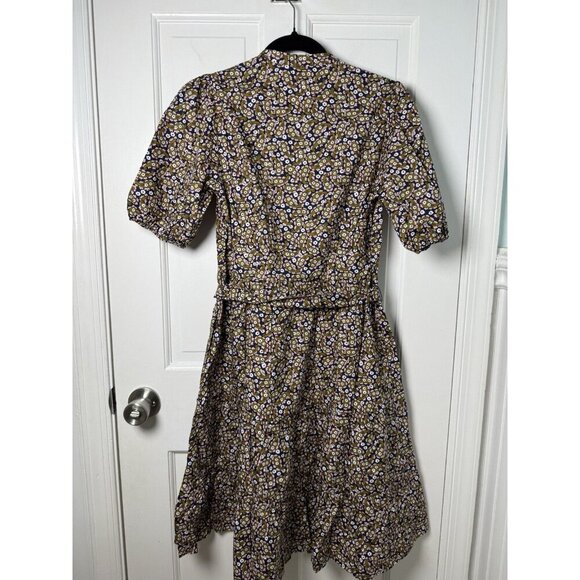 Boden Tiered Floral Paisley Print Tie Waist Shirtdress 6L DO346 NWT - Picture 12 of 14